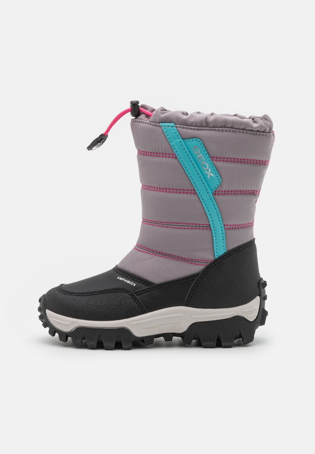 

Зимние ботинки Himalaya Girl Geox, цвет grey/pink