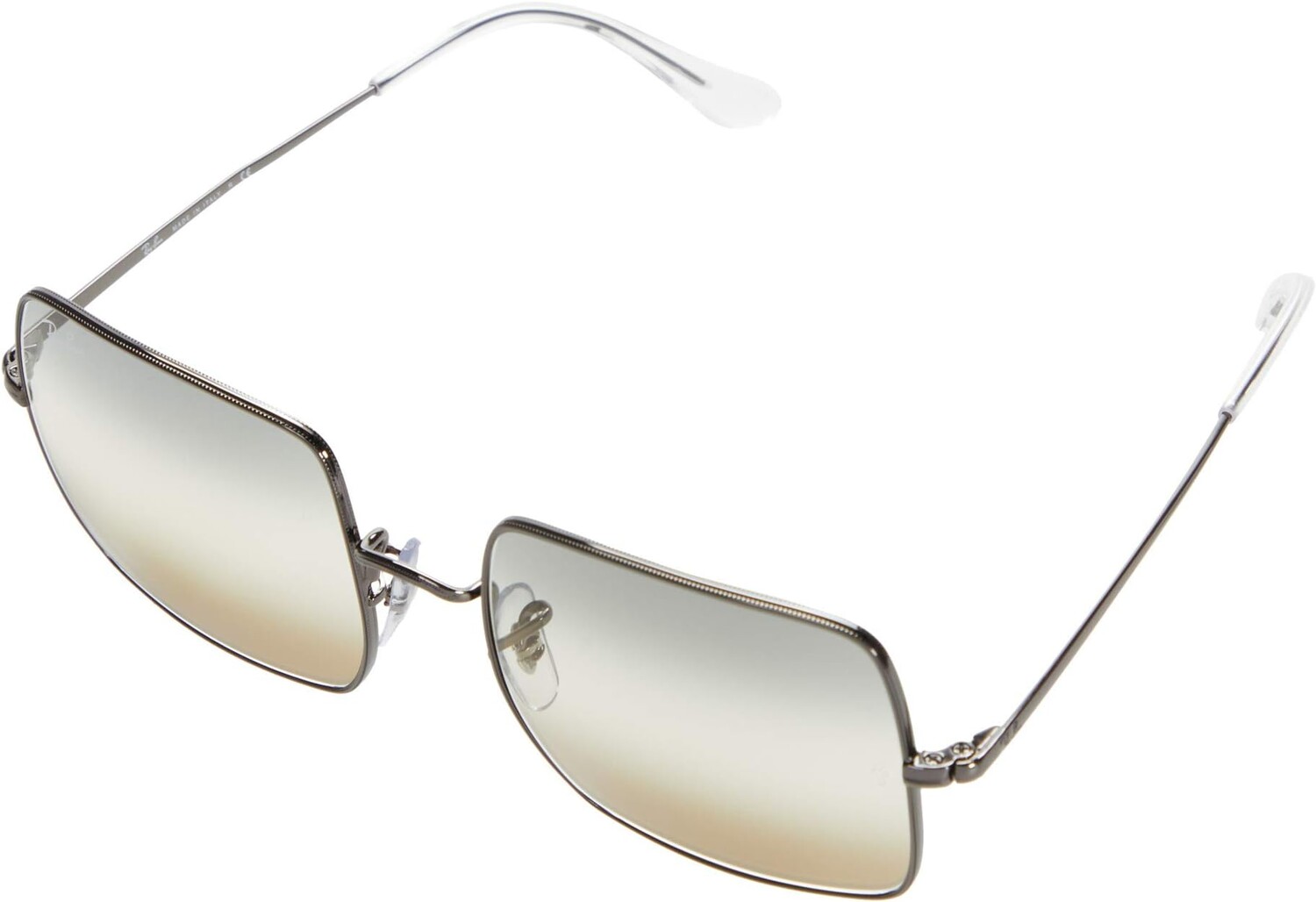 

Солнцезащитные очки RB1971 Square Metal Sunglasses Ray-Ban, цвет Gunmetal/Clear Gradient Grey