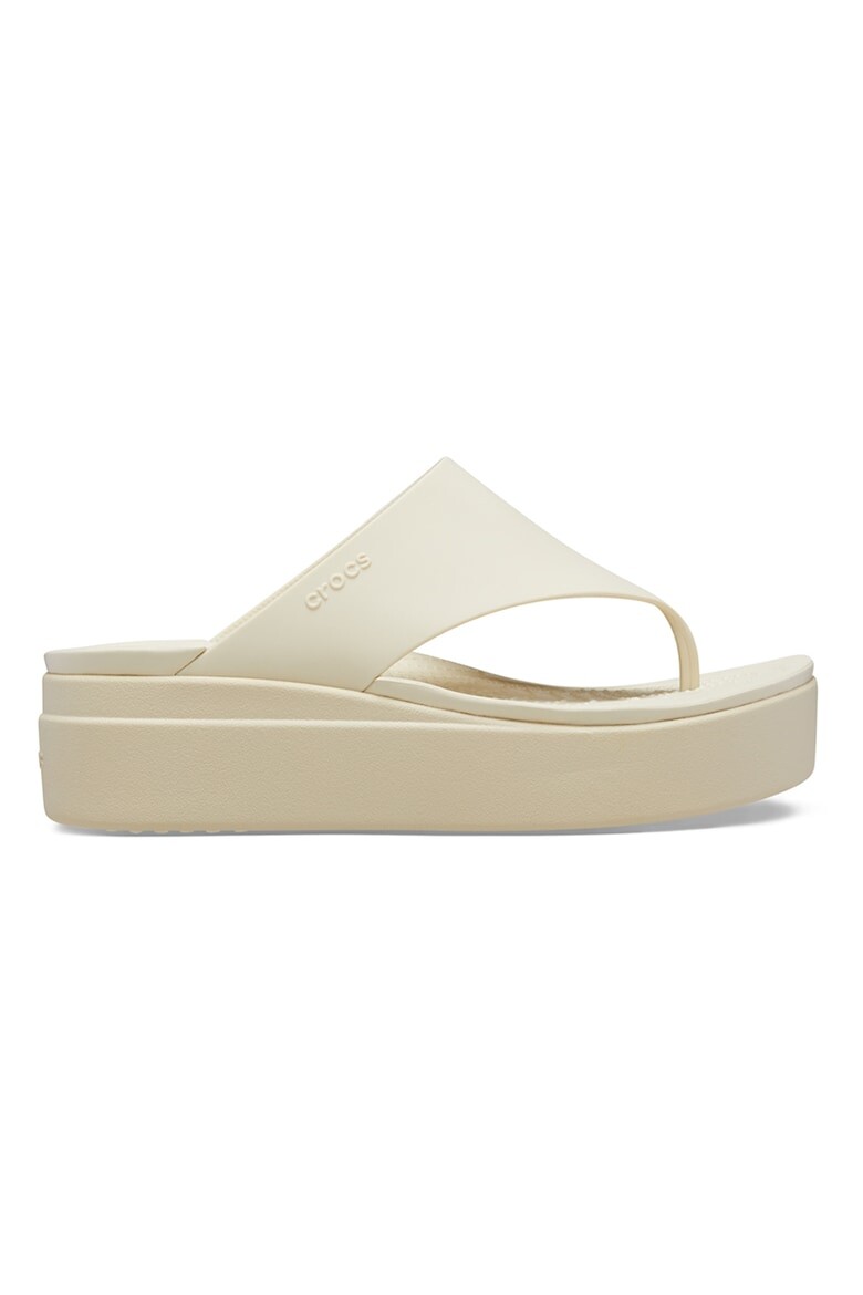 

Домашние тапочки со скошенной кромкой Crocs, белый