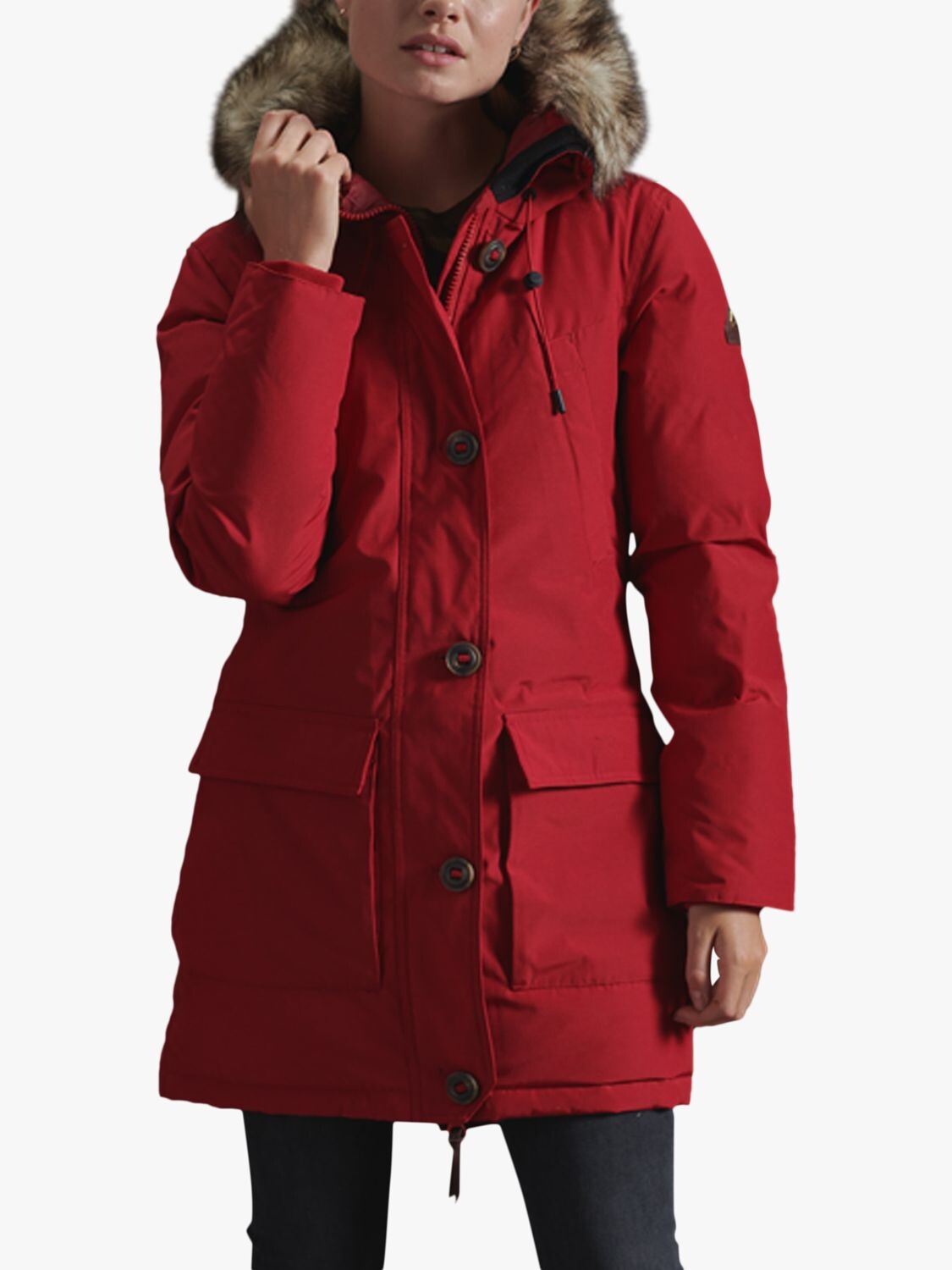 

Парка Superdry Rookie Down, перец чили