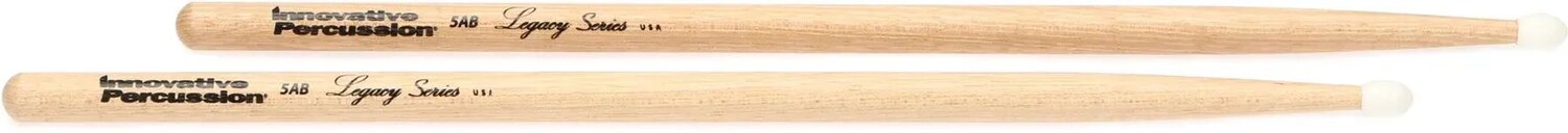 

Innovative Percussion IP-L5ABN Legacy Series Hickory Drumsticks - 5AB - Nylon Tip