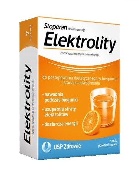 Elektrolity Smak Pomarańczowy пакетики с электролитами, 7 шт.