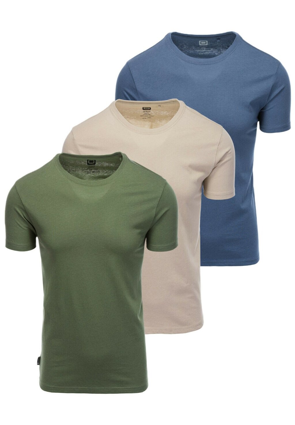 

Базовая футболка SET OF THREE Ombre, цвет Mottled Olive