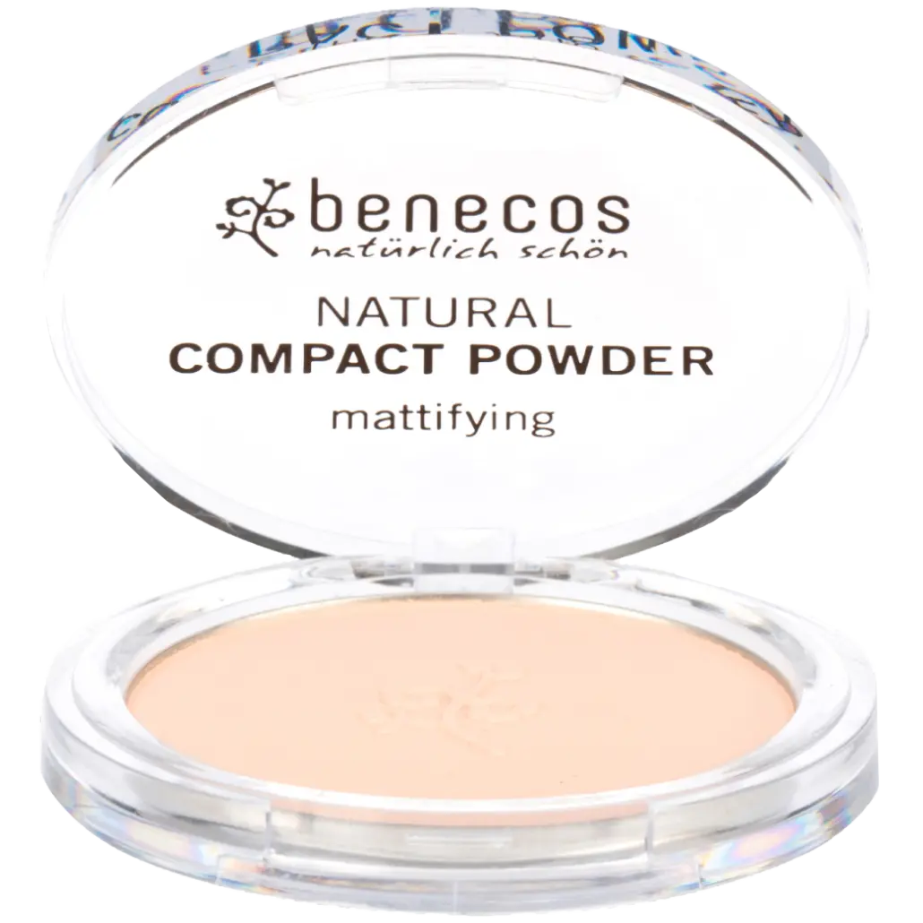 

Фарфоровая компактная пудра для лица Benecos, 9 гр