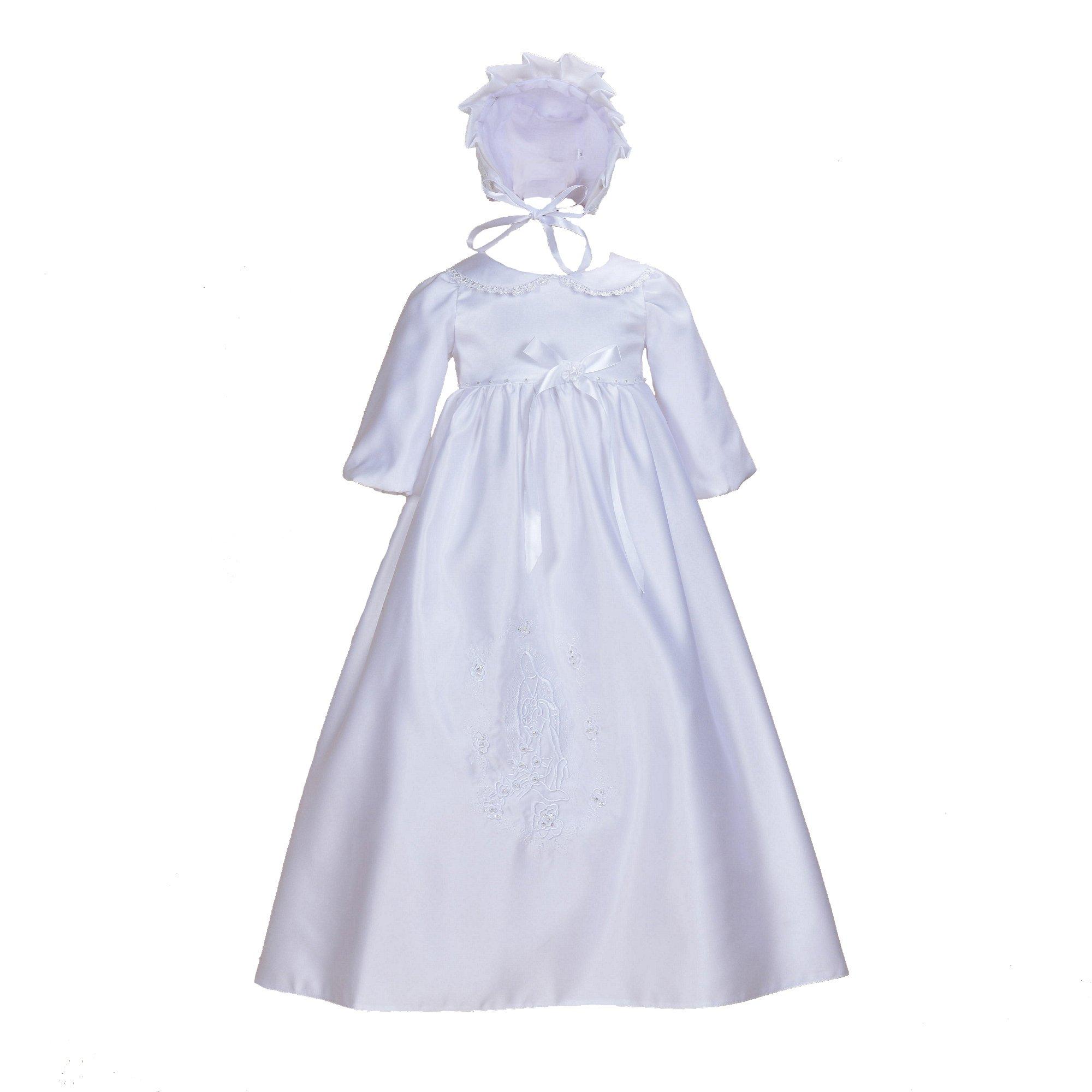 Традиционное платье для крещения Cinda, белый атласное платье с воланами в нижней части t skirt aw18 07 0489 fs бежевый 44