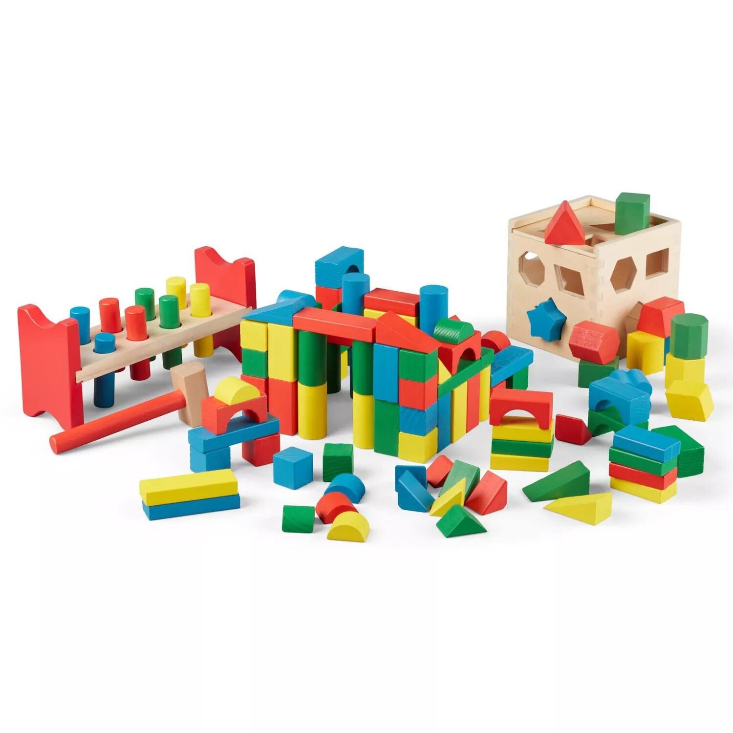 

Коллекция деревянных игрушек Melissa & Doug Stack, Sort & Pound Melissa & Doug