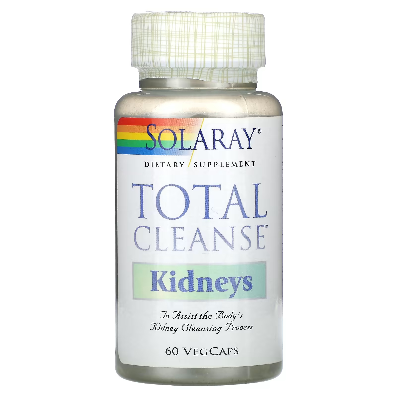 Solaray Total Cleanse Почки, 60 растительных капсул solaray total cleanse клетчатка для ежедневного применения 120 капсул