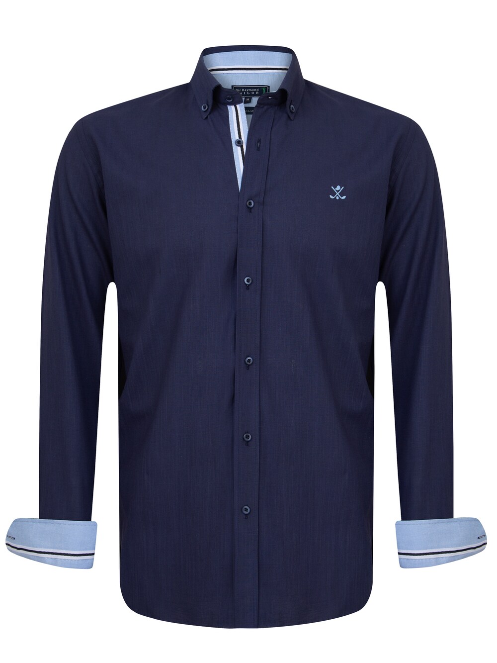 цена Рубашка на пуговицах стандартного кроя Sir Raymond Tailor Patty, темно-синий