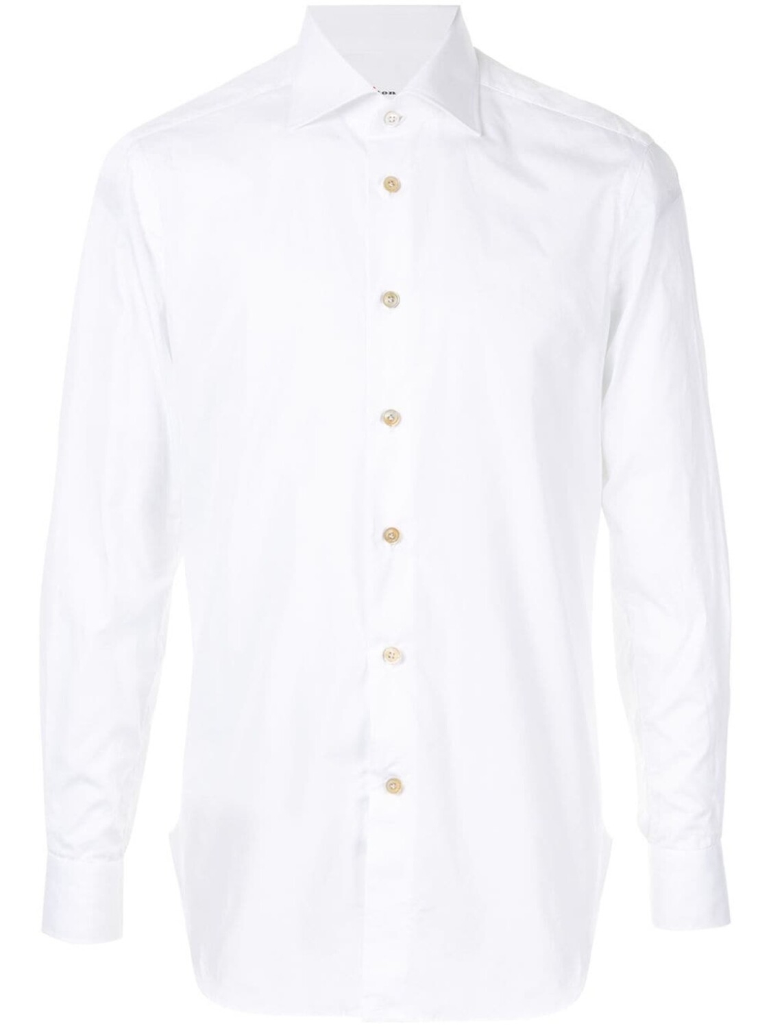 

Поплиновая рубашка Kiton, белый
