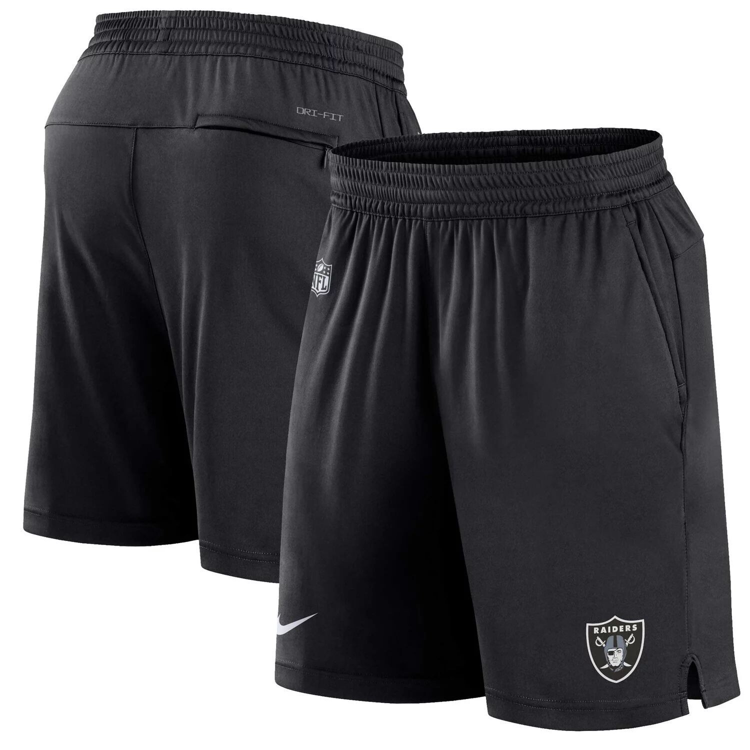 

Мужские черные шорты Las Vegas Raiders Sideline Performance Nike
