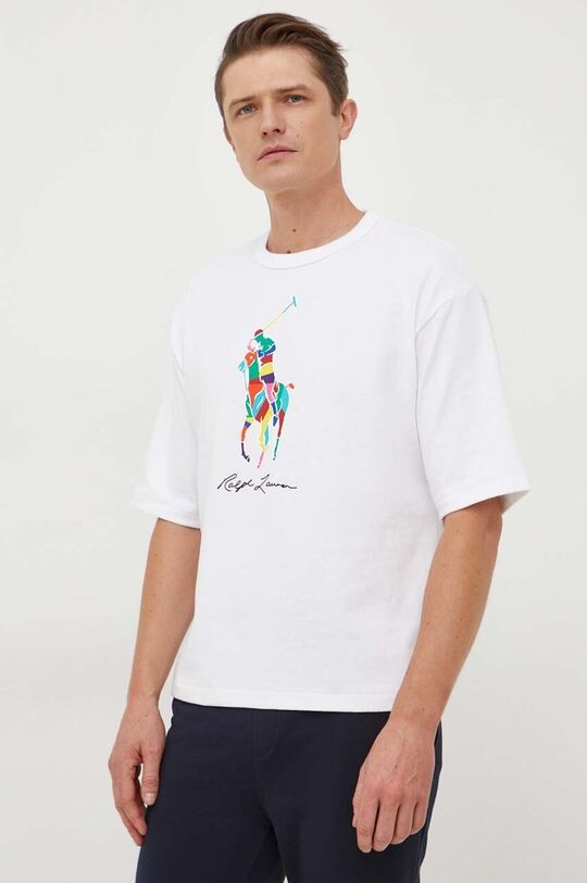 

Хлопковая футболка Polo Ralph Lauren, белый