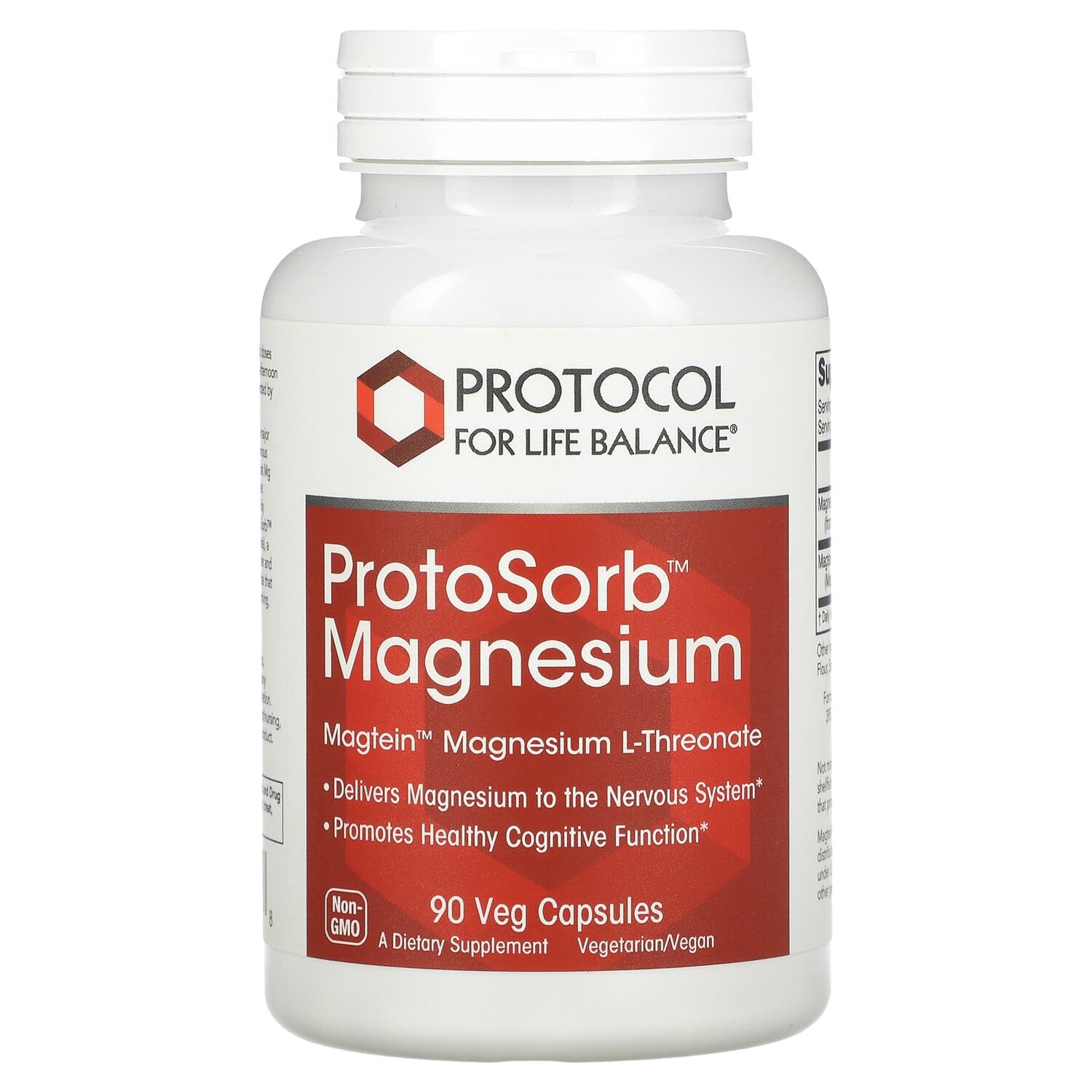 

Protosorb Magnesium, 90 растительных капсул, Protocol for Life Balance