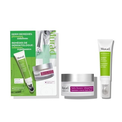 

Murad Plumping Solutions Value Set 2-Piece Full Size Set Увлажняющий и укрепляющий уход за кожей Целевой корректор морщин 0.5Fl Oz Hydro-Dynamic Ultimate Moisturizer 1.7Fl Oz