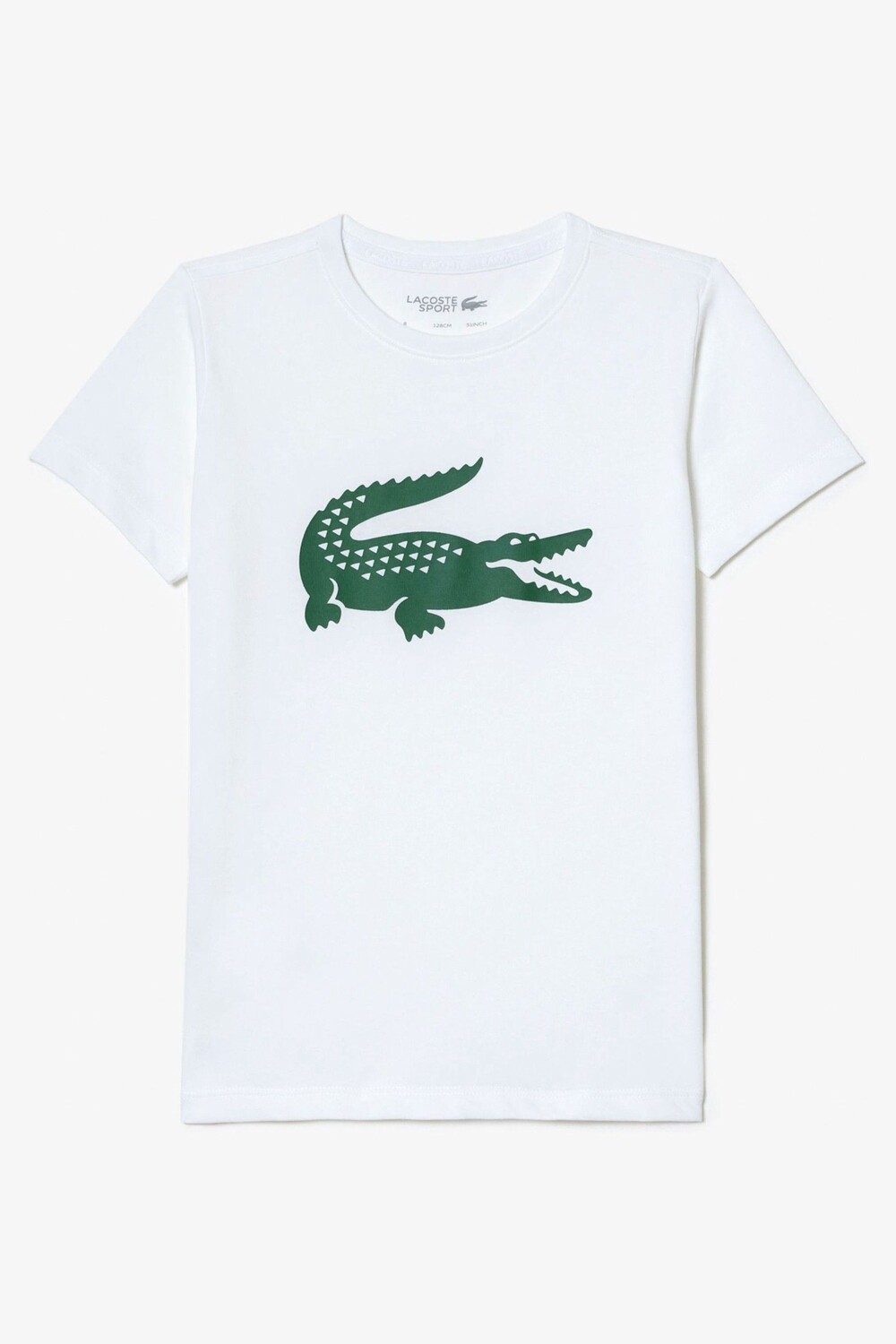 

Белая детская футболка Core Performance Lacoste, белый