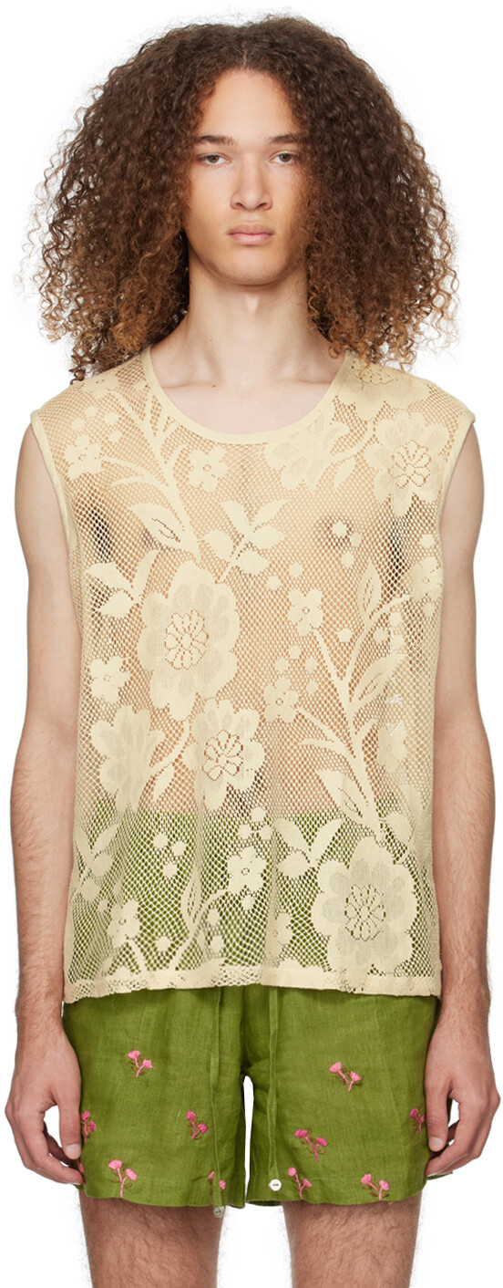 

Полупрозрачная майка Off-White Harago, цвет Off-white
