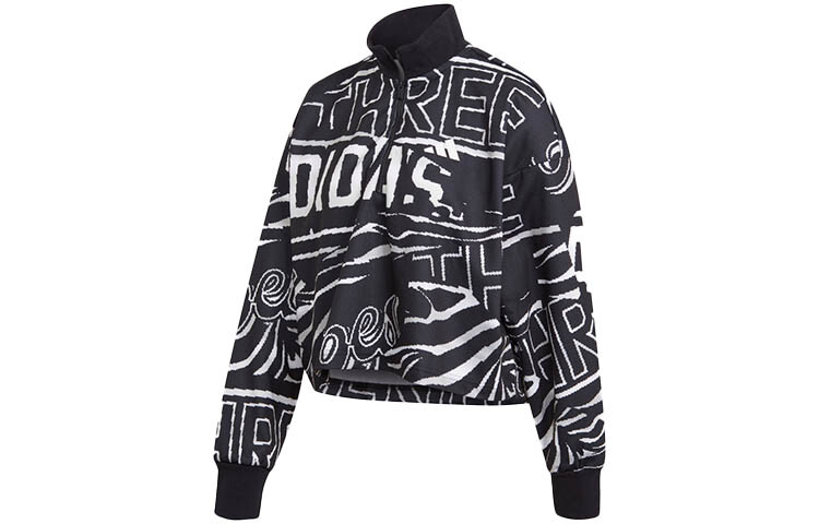 

Толстовка женская черная Adidas
