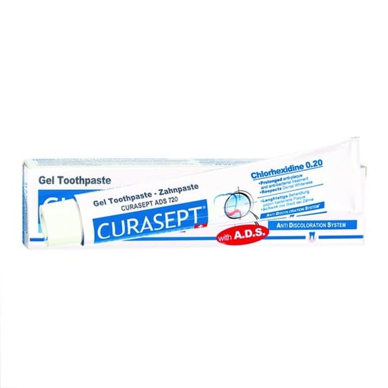 Зубная паста-гель 0,02%CHX ADS720, 75 мл Curasept