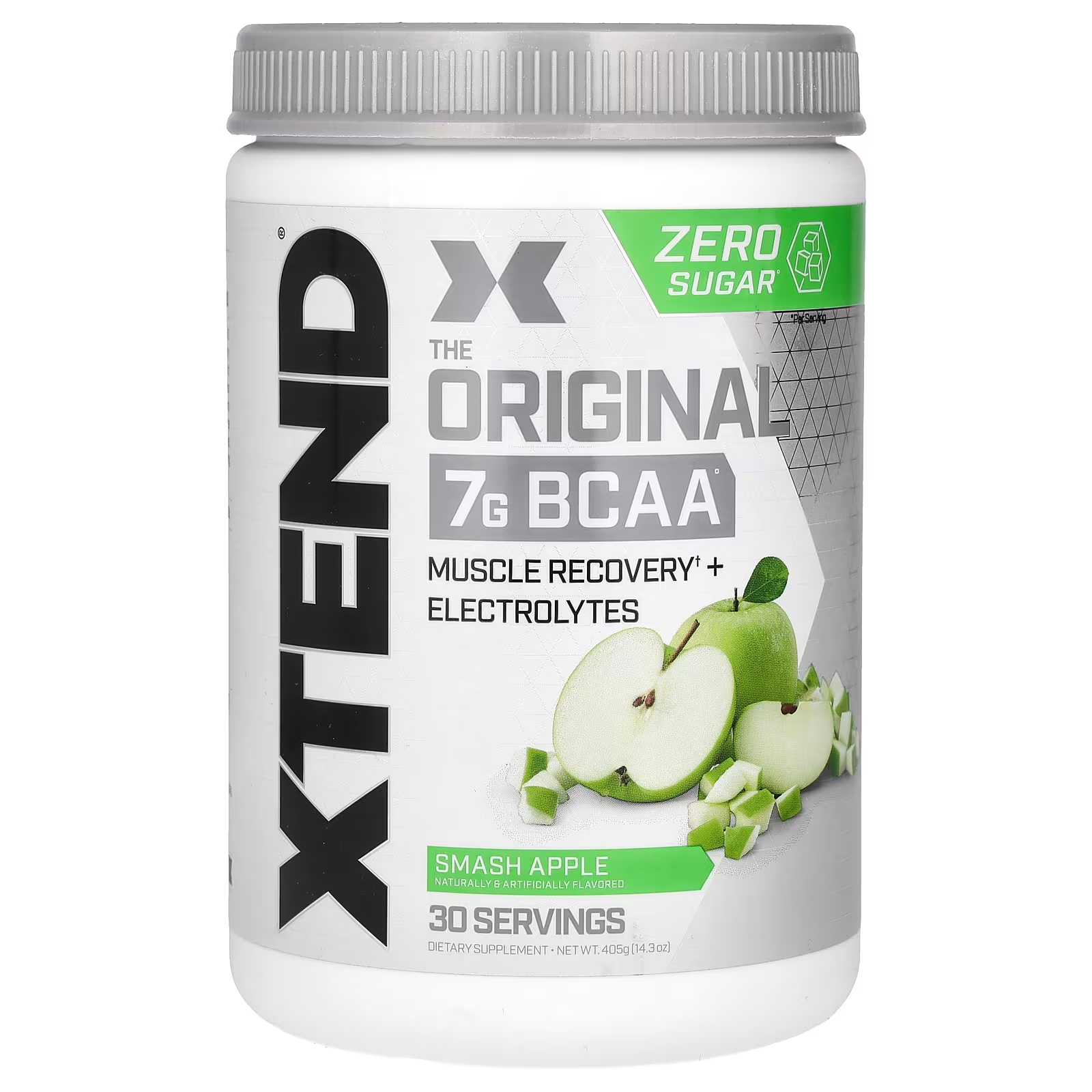 Пищевая добавка Xtend The Original 7G BCAA Smash Apple, 405 г пищевая добавка dream water original sleep powder snoozeberry