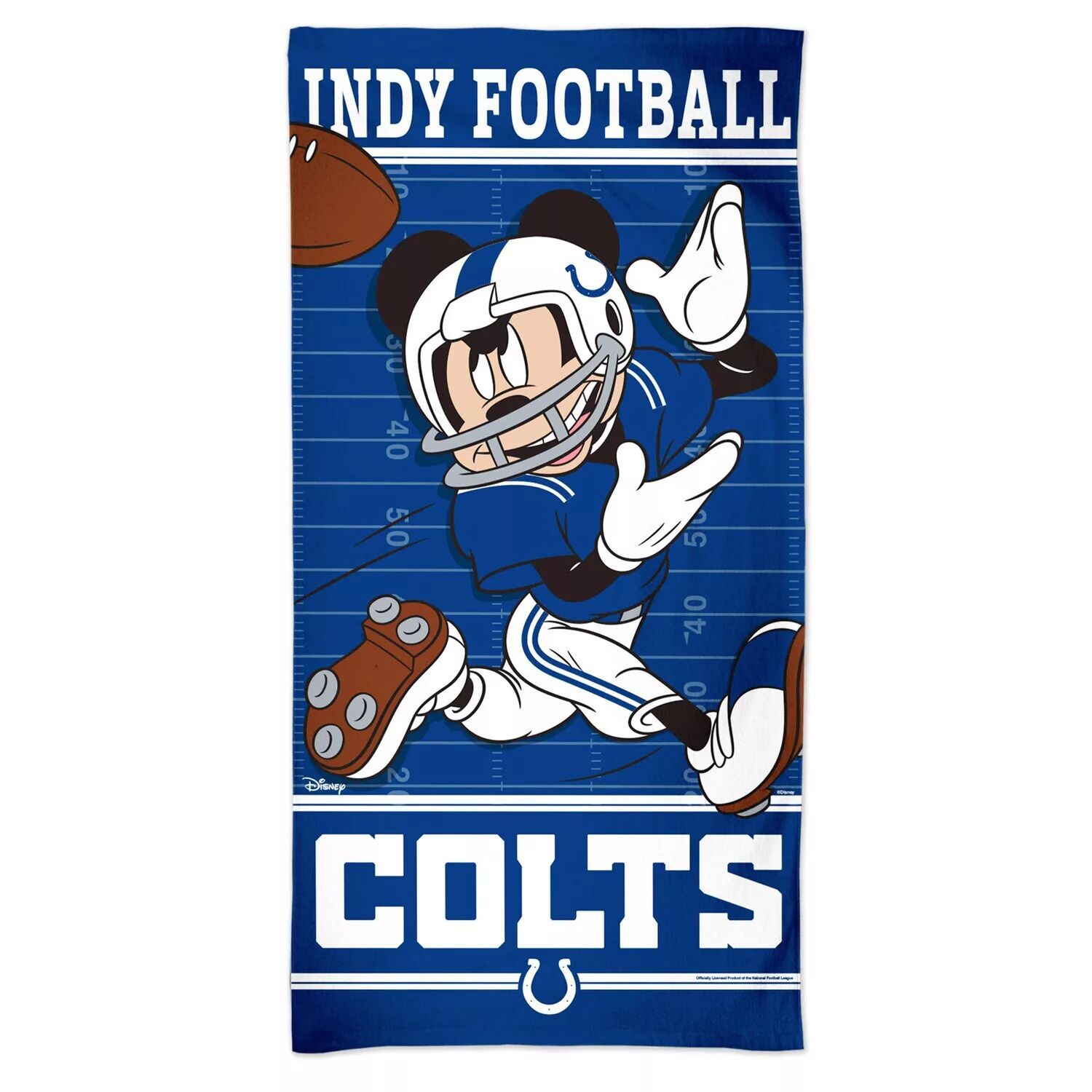 

Пляжное полотенце Team Disney Spectra WinCraft Indianapolis Colts 30 x 60 дюймов
