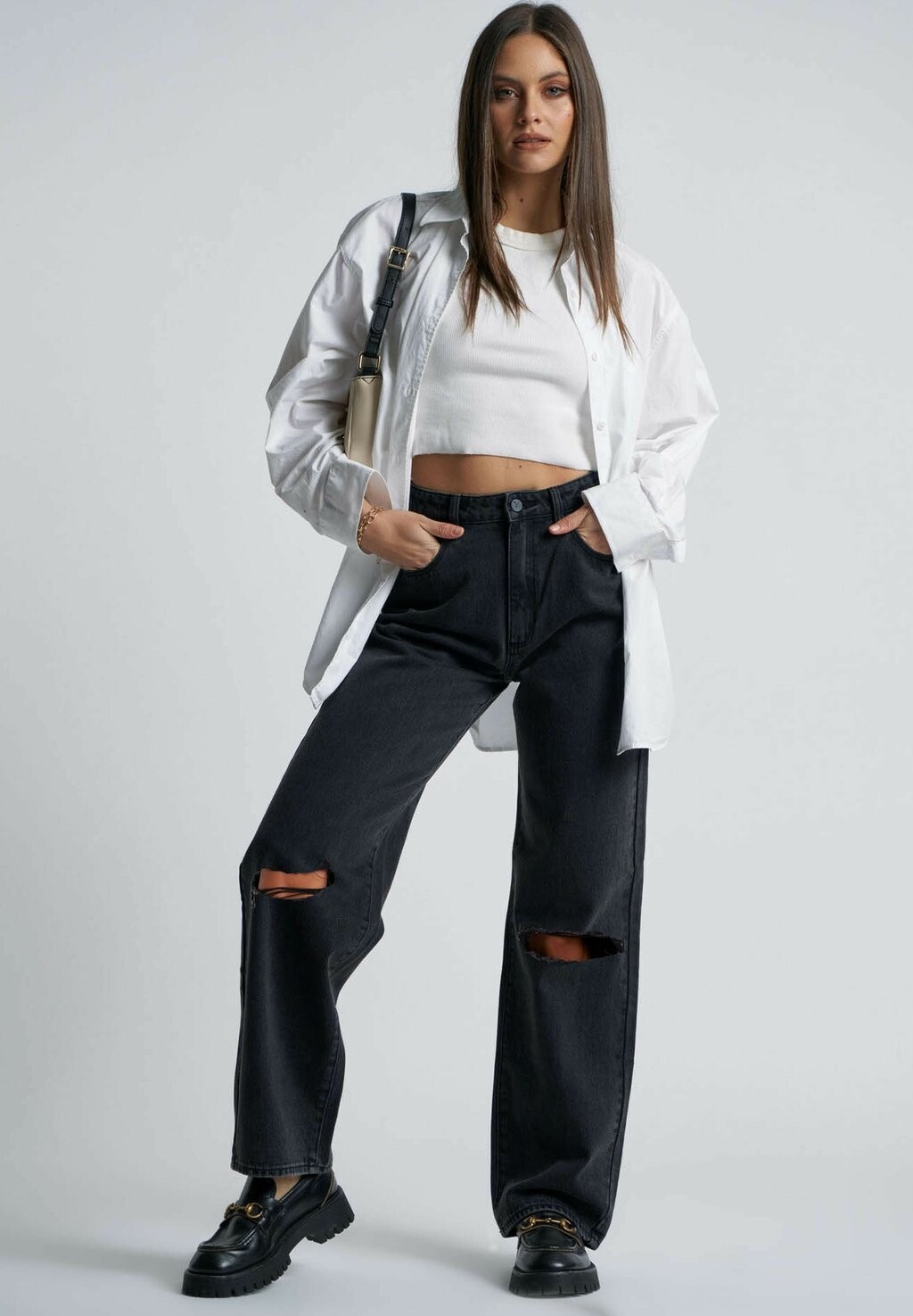 

Джинсы свободного кроя Abrand Jeans