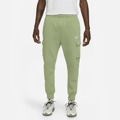 

Брюки Nike Sportswear Club Fleece, цвет Oil Green/Oil Green/White