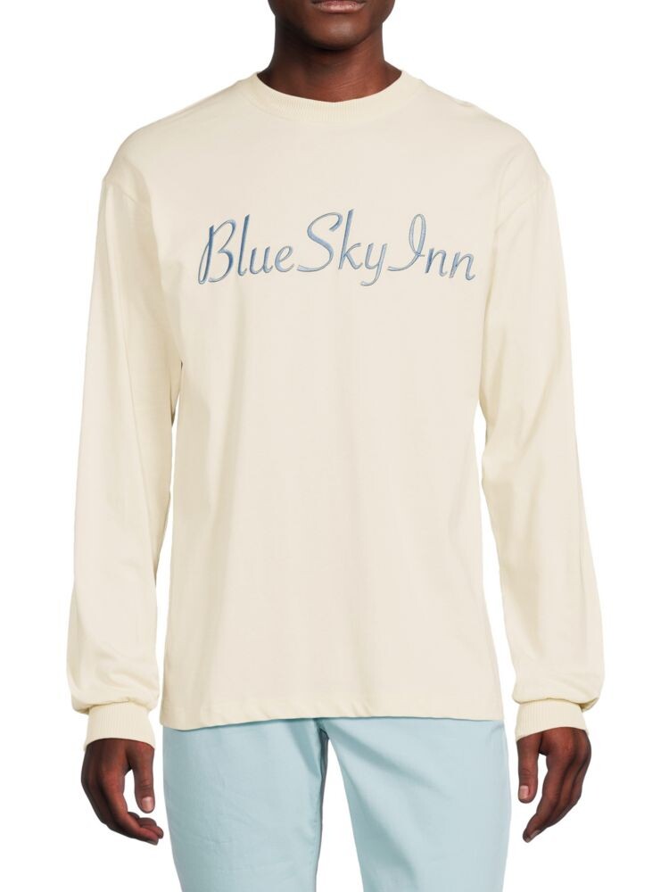 

Футболка с длинными рукавами и логотипом Blue Sky Inn, цвет Cream