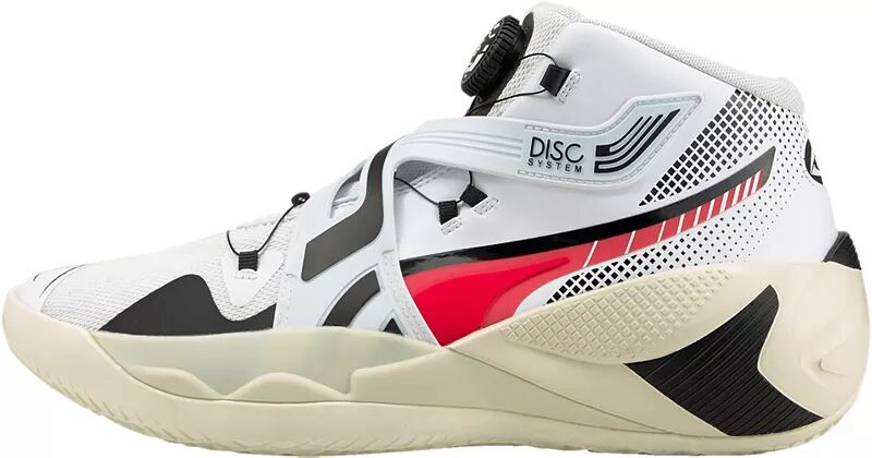 Баскетбольные кроссовки Puma Disc Rebirth, белый/коралловый