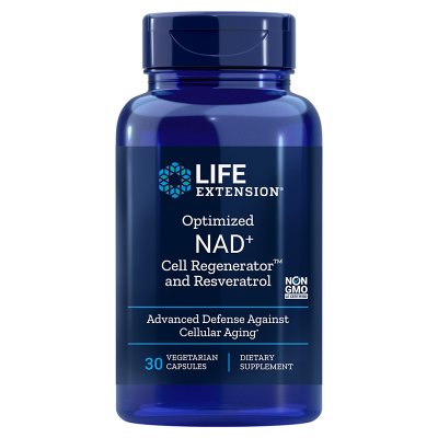 Life Extension, Биологически активная добавка NAD+ Cell Regenerator, 30 капсул life extension nad cell regenerator с ресвератролом 30 вегетарианских капсул