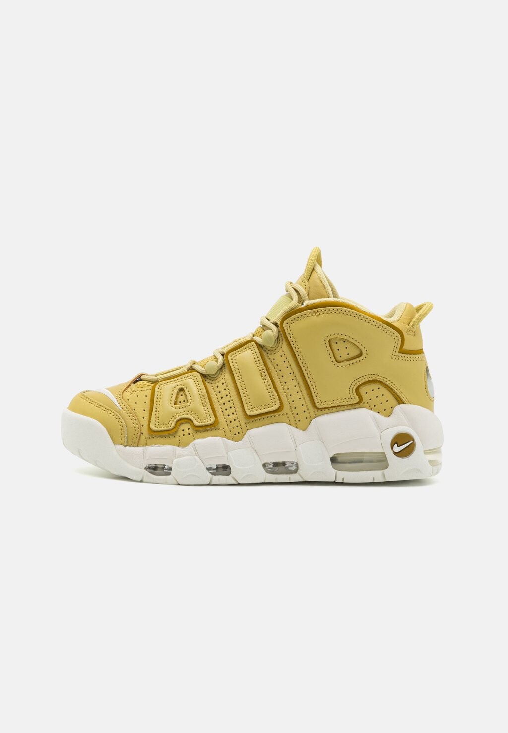 

Высокие кроссовки Nike Air More Uptempo, парус цвета желтого золота / бронзы