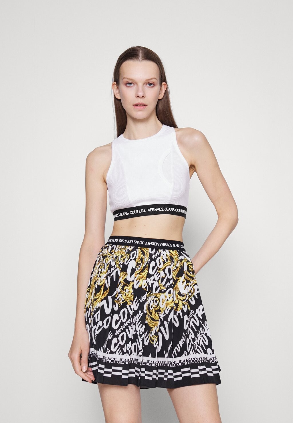 

Топ Versace Jeans Couture, белый