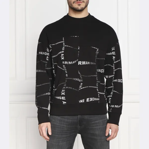 

Толстовка обычного кроя Armani Exchange, черный