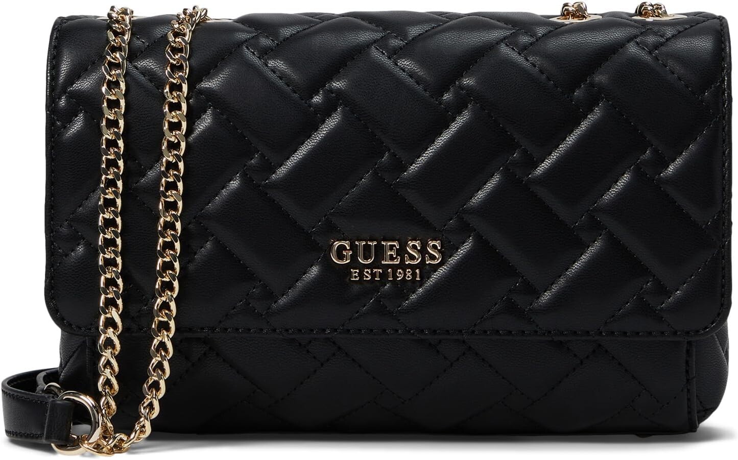 

Сумка Alanna Convertible Crossbody Flap GUESS, черный