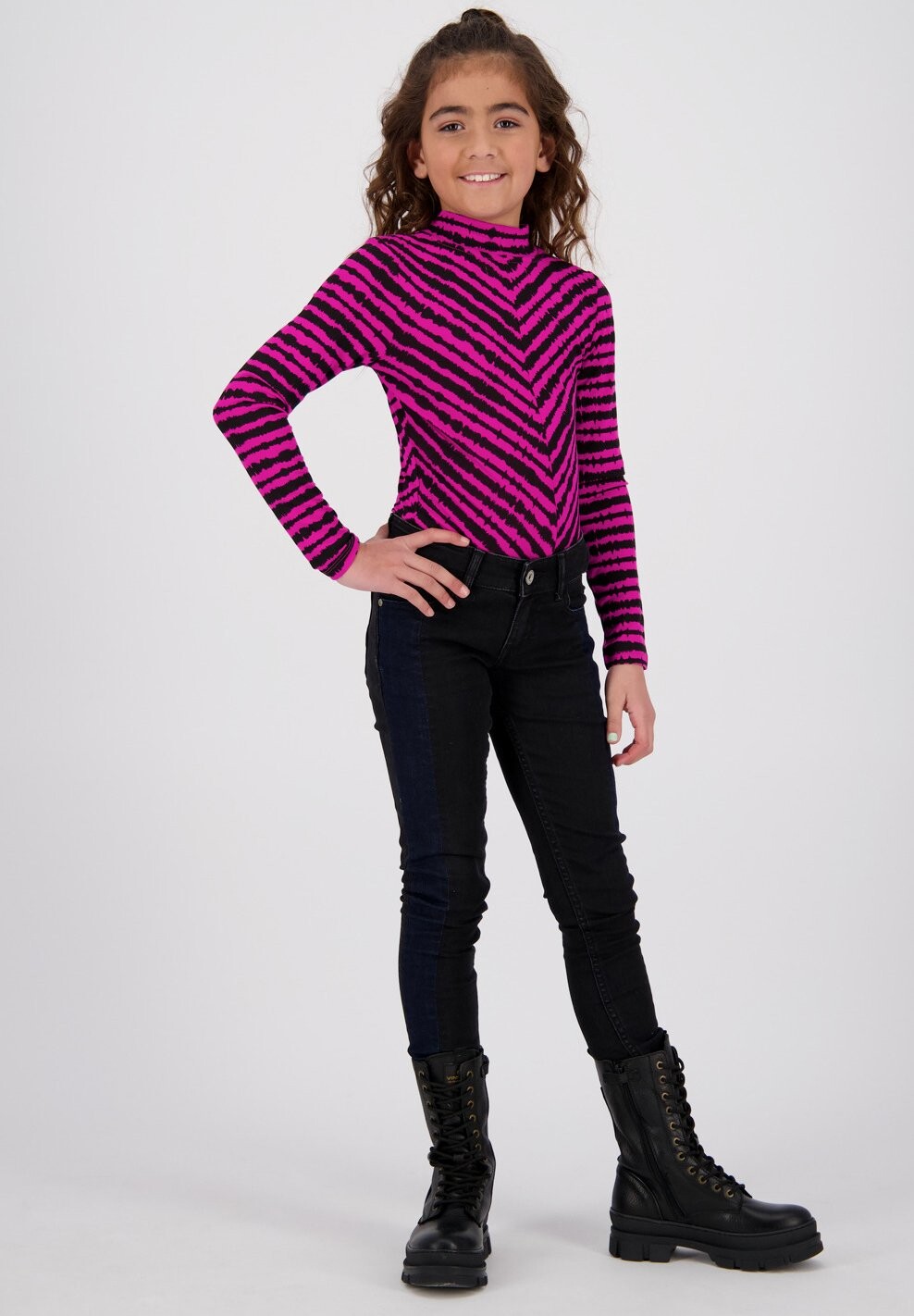 

Футболка с длинным рукавом Jenice Vingino, цвет fuchsia rose