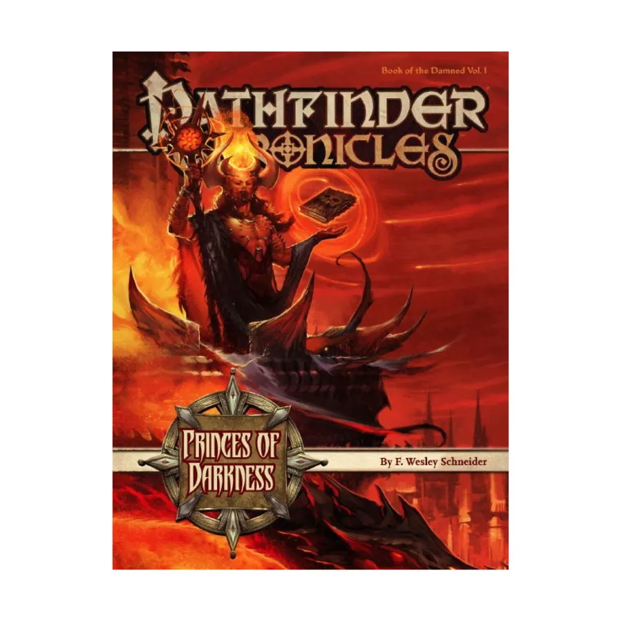 

Book of the Damned #1 - Princes of Darkness, Pathfinder Roleplaying Game (1st Edition) - Campaign Setting - Core & Assorted, мягкая обложка