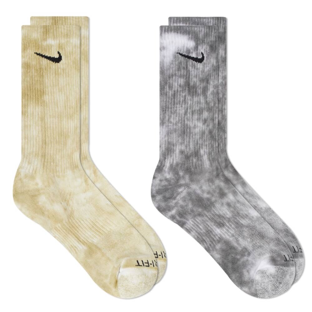 

Носки Nike Tie-Dye — 2 шт., мультиколор