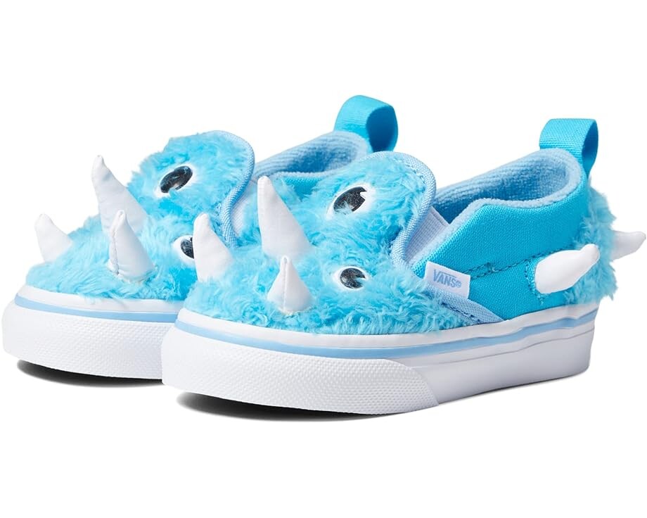 

Кроссовки Vans Slip-On V Monster, цвет Blue Atoll/True White
