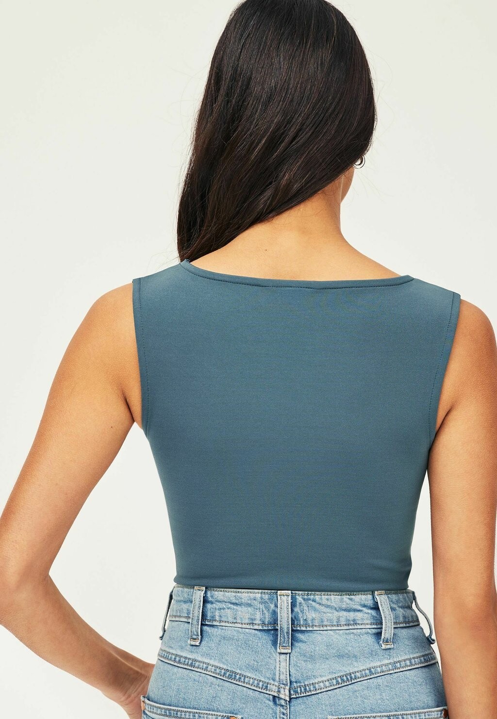 

Топ SQUARE NECK Next, цвет blue