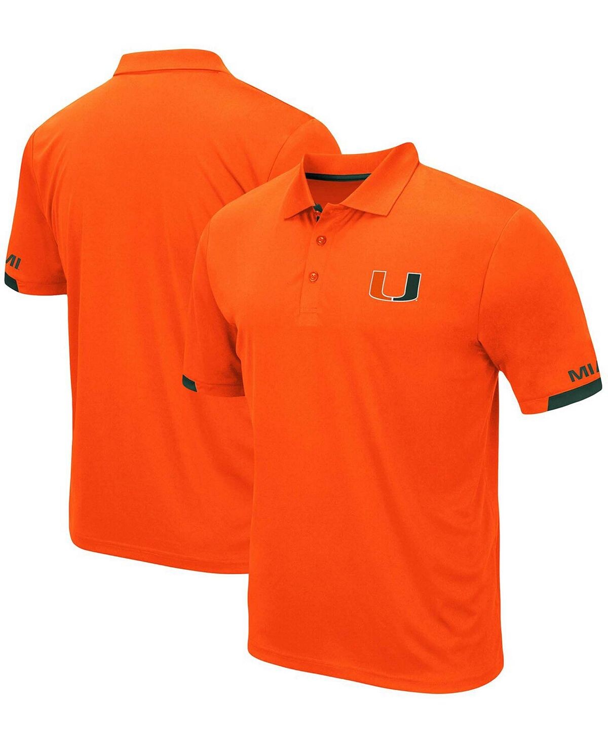 

Мужская оранжевая рубашка-поло Santry с логотипом Miami Hurricanes Colosseum