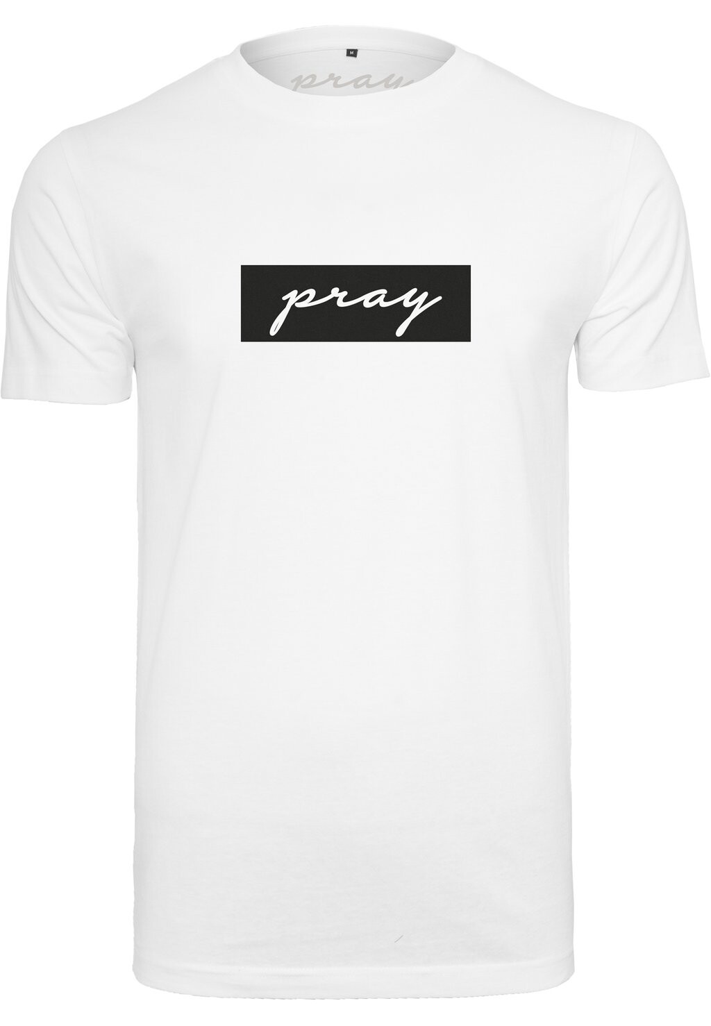 

Футболка с принтом PRAY BOXLOGO Mister Tee, белый