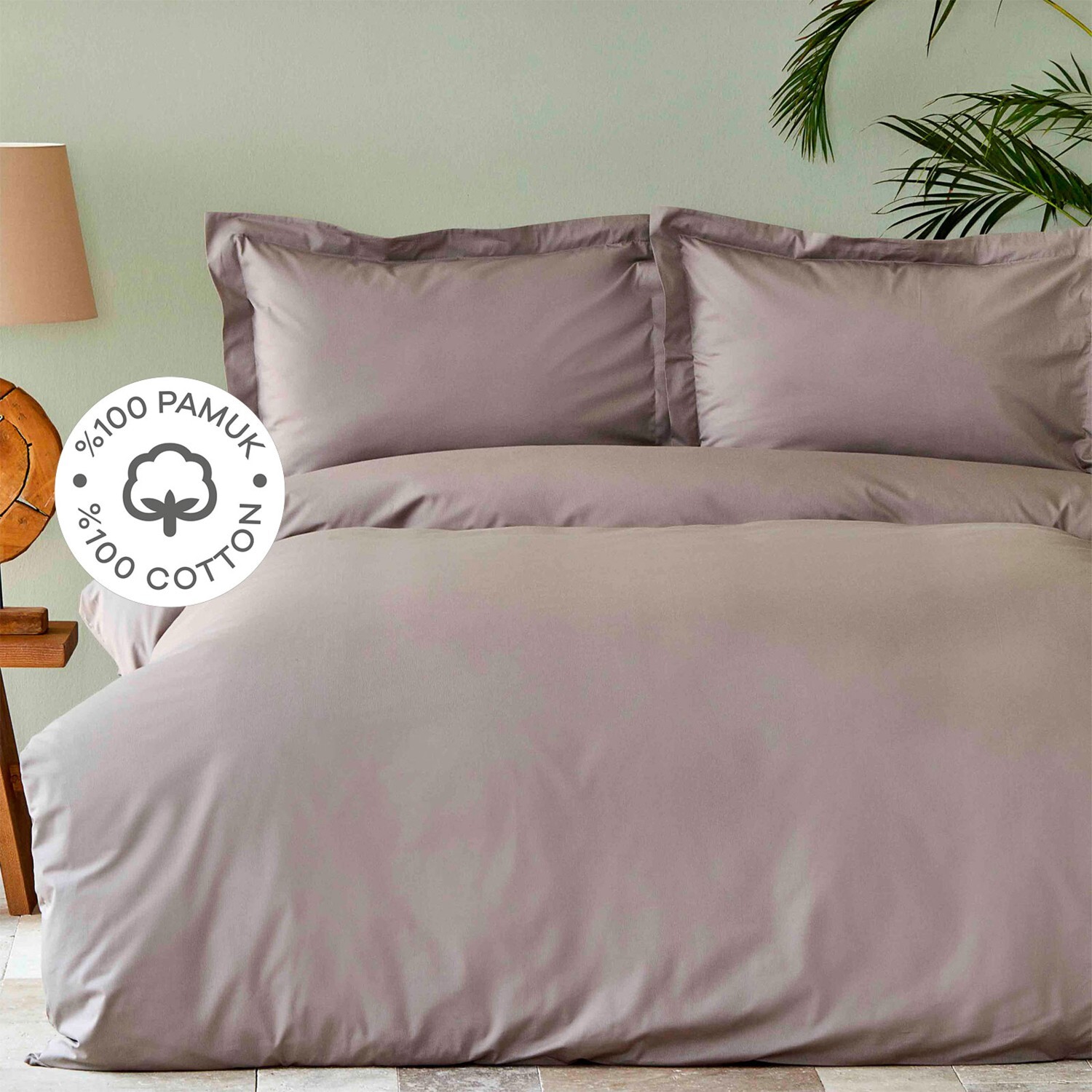 

Karaca Home Back To Basic Комплект постельного белья из 100 % хлопка норки