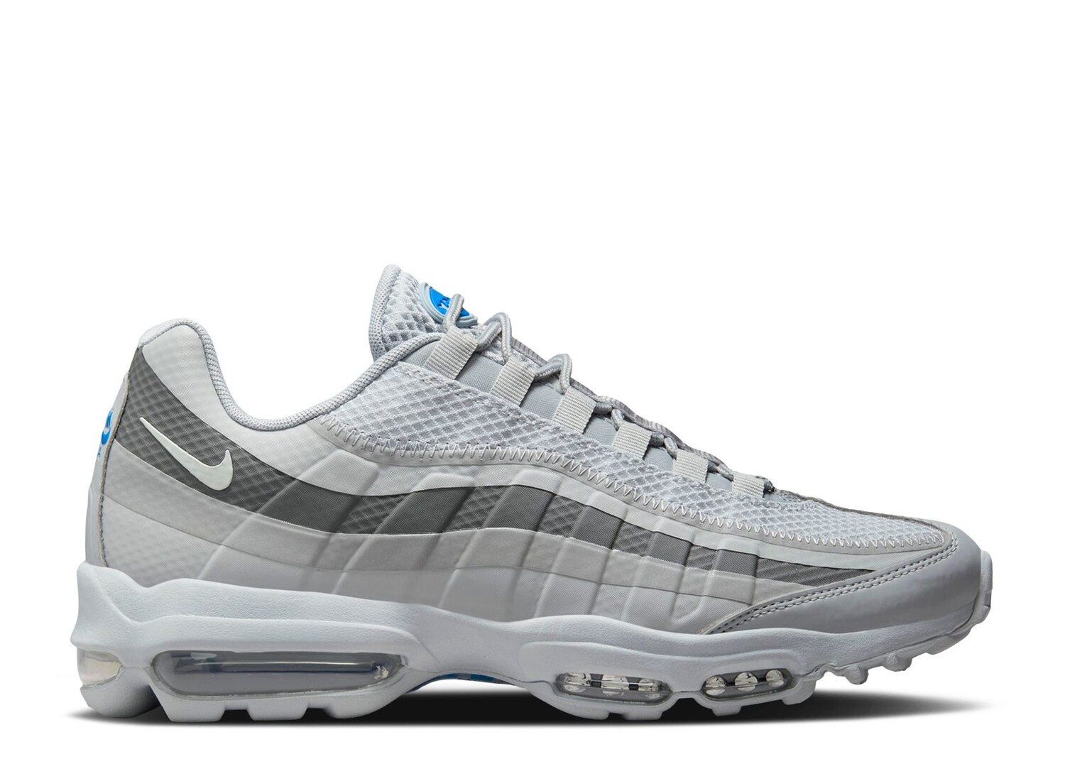 

Кроссовки Nike Air Max 95 Ultra 'Light Smoke Photo Blue', серый