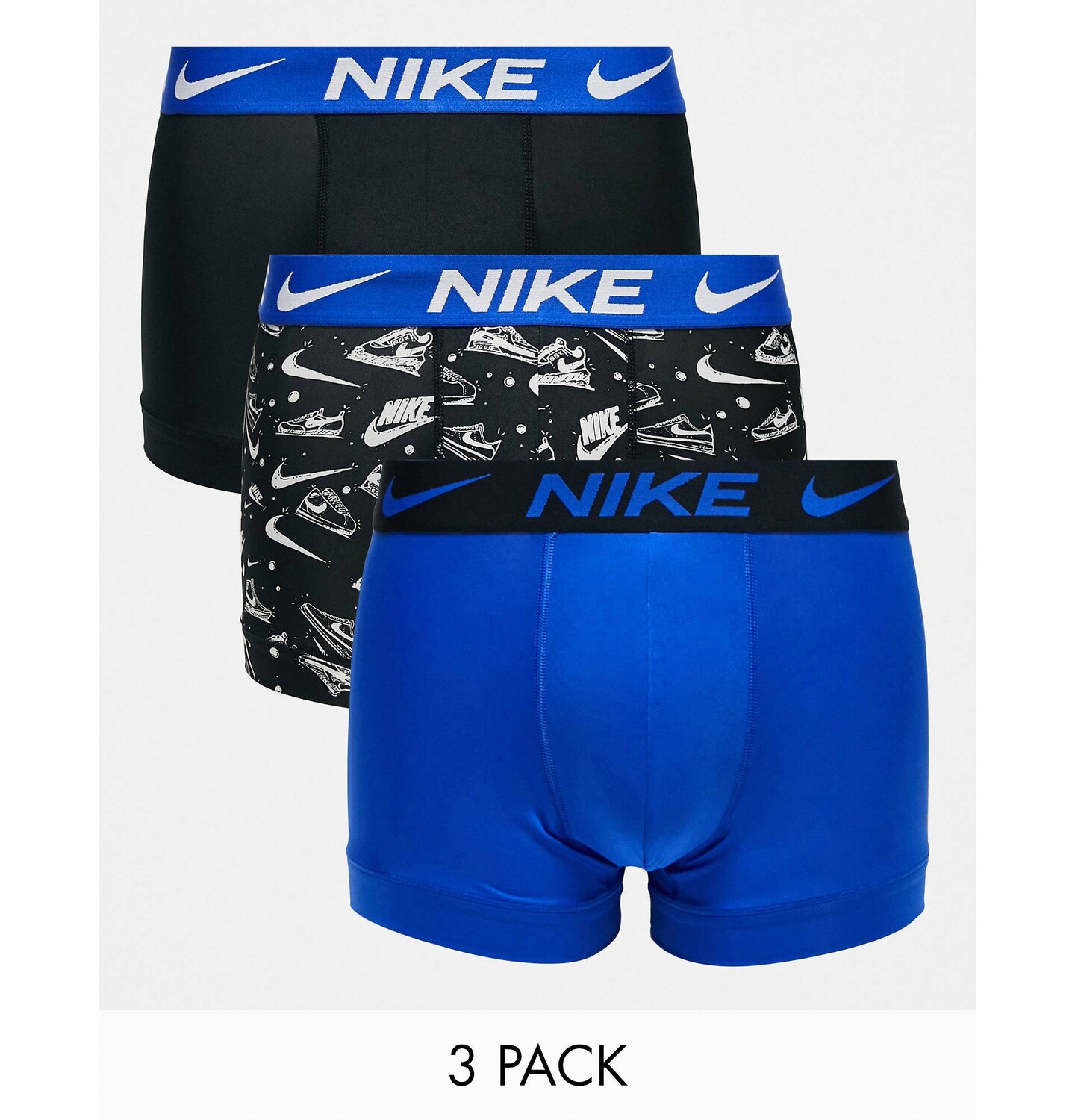

3 штаны Nike Dri-Fit из микрофибры с принтом кроссовок