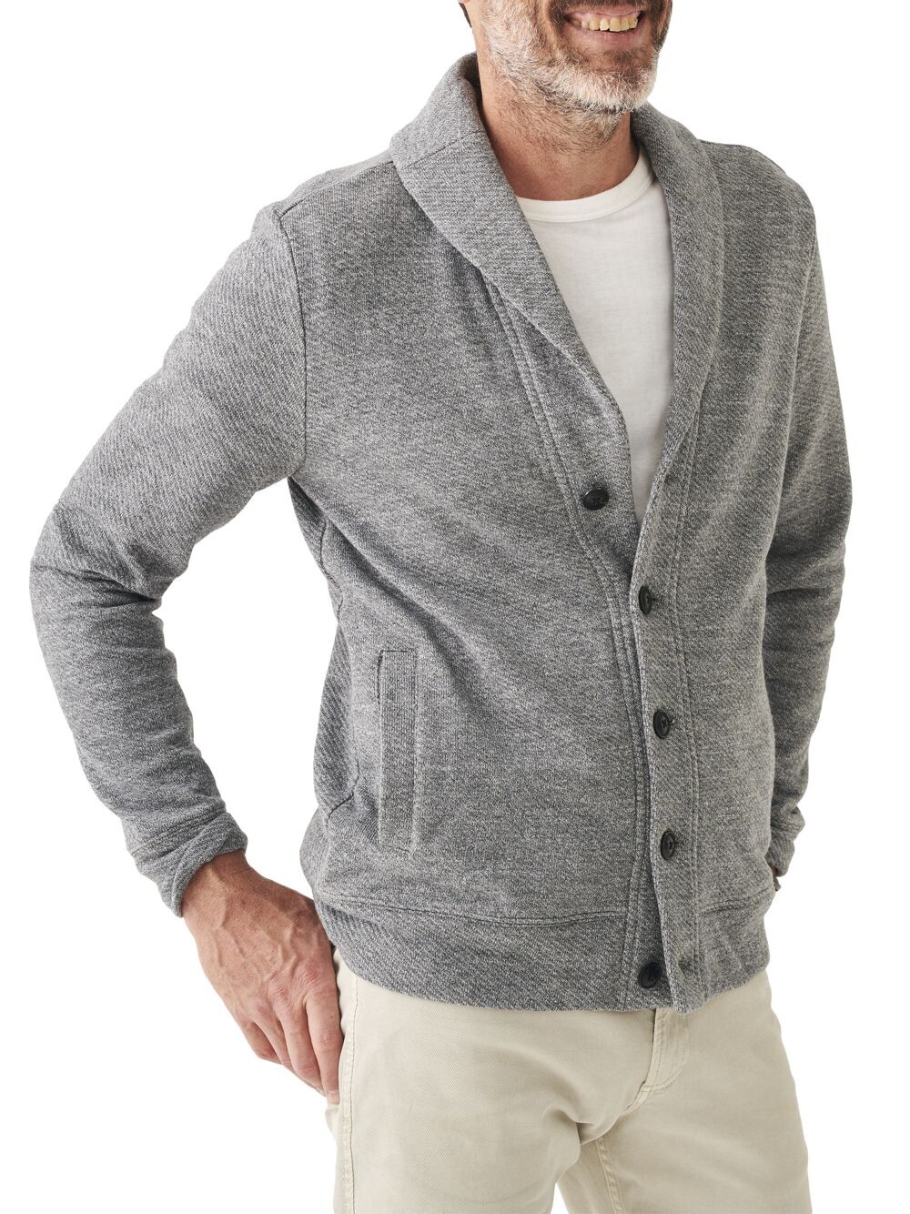 

Впускной кардиган Faherty Brand, серый