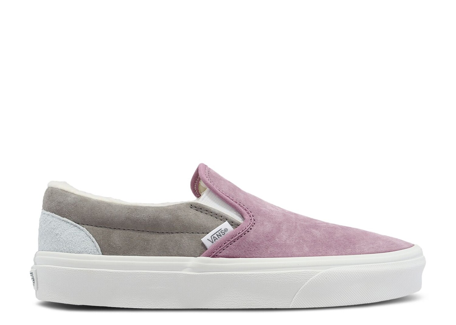 

Кроссовки Vans Classic Slip-On 'Pig Suede - Sherpa', разноцветный, Серый