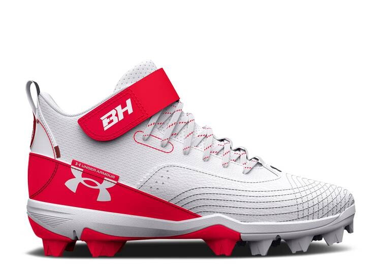 

Кроссовки Under Armour HARPER 7 MID RM GS 'WHITE RED', красный