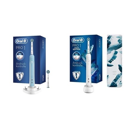 

Электрическая зубная щетка Oral-B PRO 1 770 для тщательной чистки зубов 1 программа очистки и комплект электрической зубной щетки PRO 1 750 Design Edition