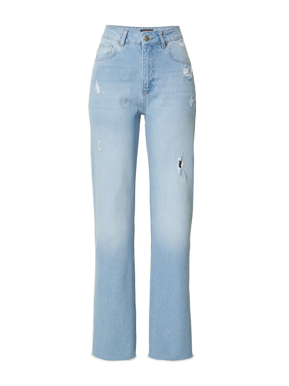 

Широкие джинсы Misspap Distressed, светло-синий