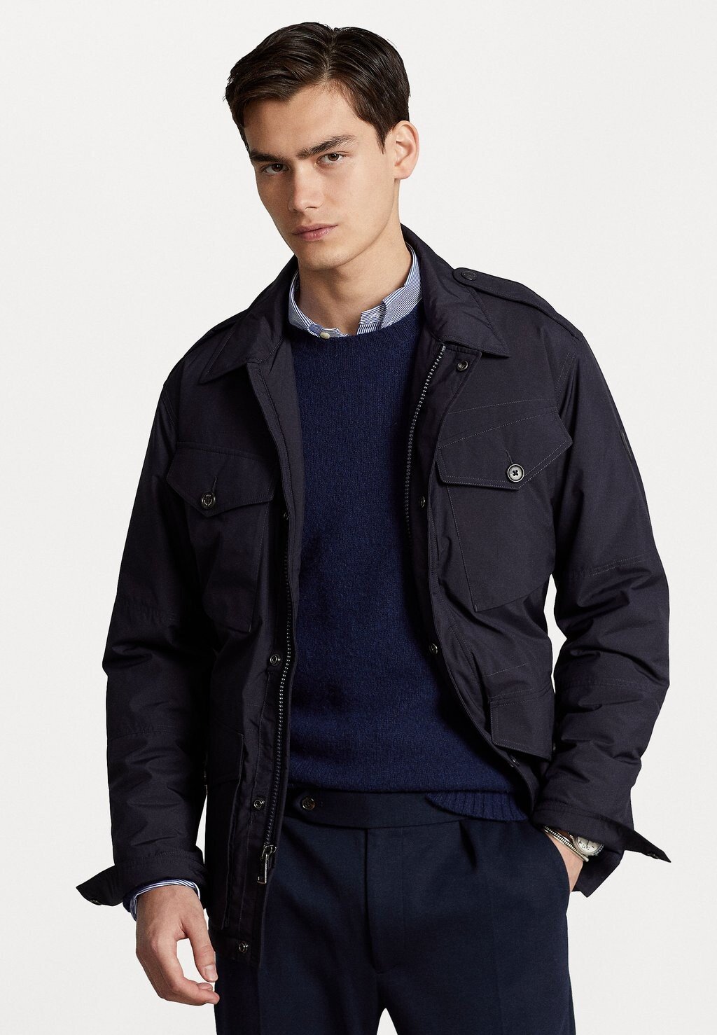 

Легкая куртка TROOPS LINED JACKET Polo Ralph Lauren, цвет collection navy