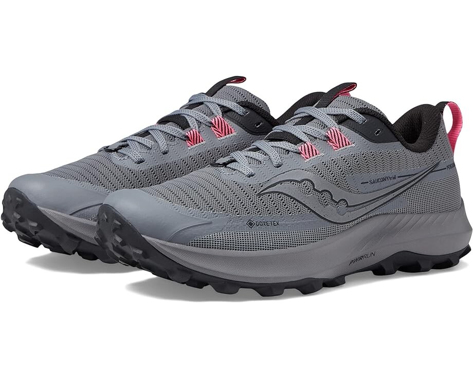 

Кроссовки Saucony Peregrine 13 GTX, цвет Gravel/Black