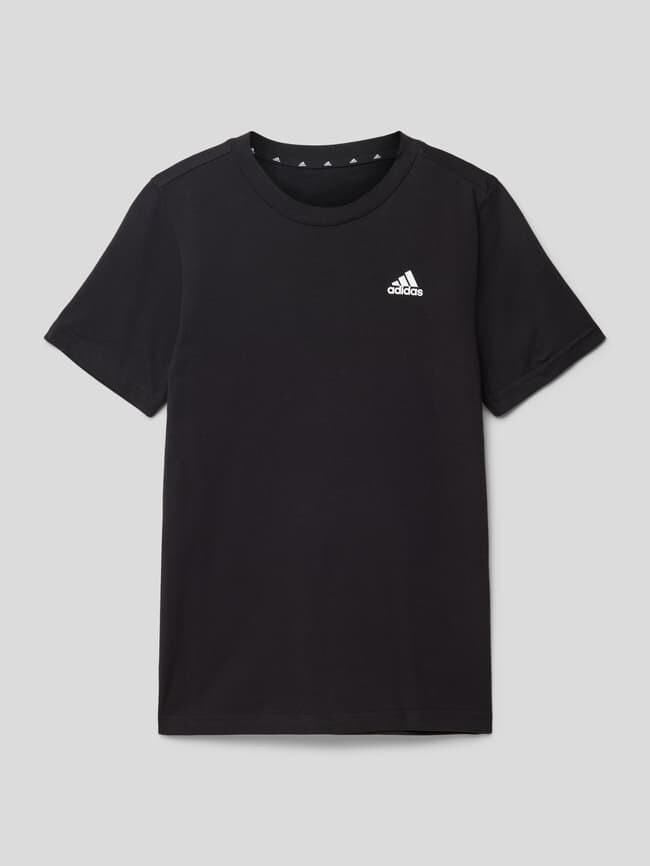 

Футболка с принтом этикетки ADIDAS SPORTSWEAR, черный